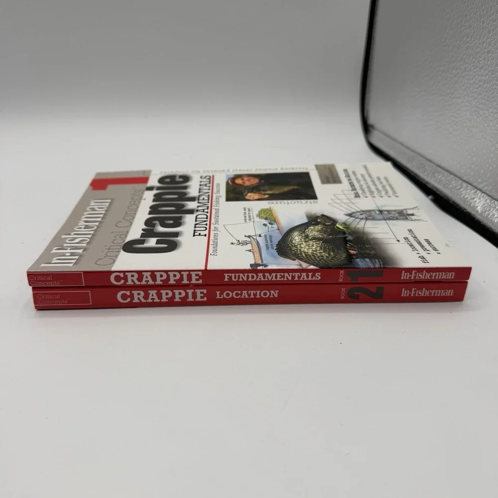 In Fisherman Critical Concepts‎ Crappie Fundamentals + Location 1 + 2 Book Set